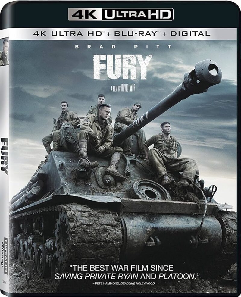 Fury (Ярост) 4K ULTRA HD + Blu-Ray