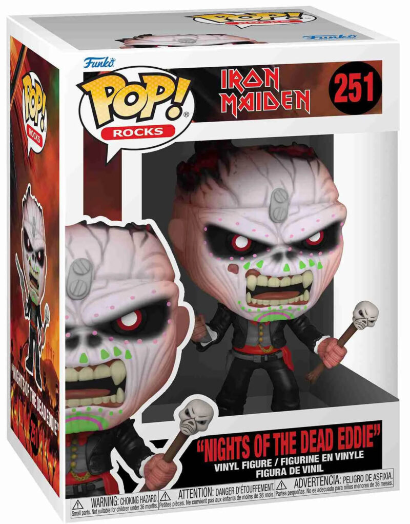 Фигура Funko POP! Rocks: Iron Maiden S2 - Eddie - Nights of the Dead