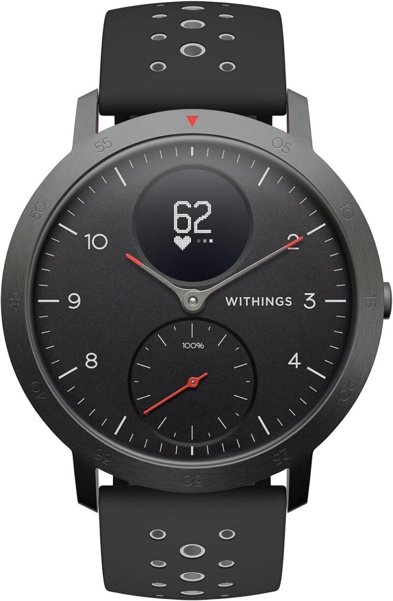 Смарт часовник Withings Steel HR Sport Hybrid Smart Watch Black