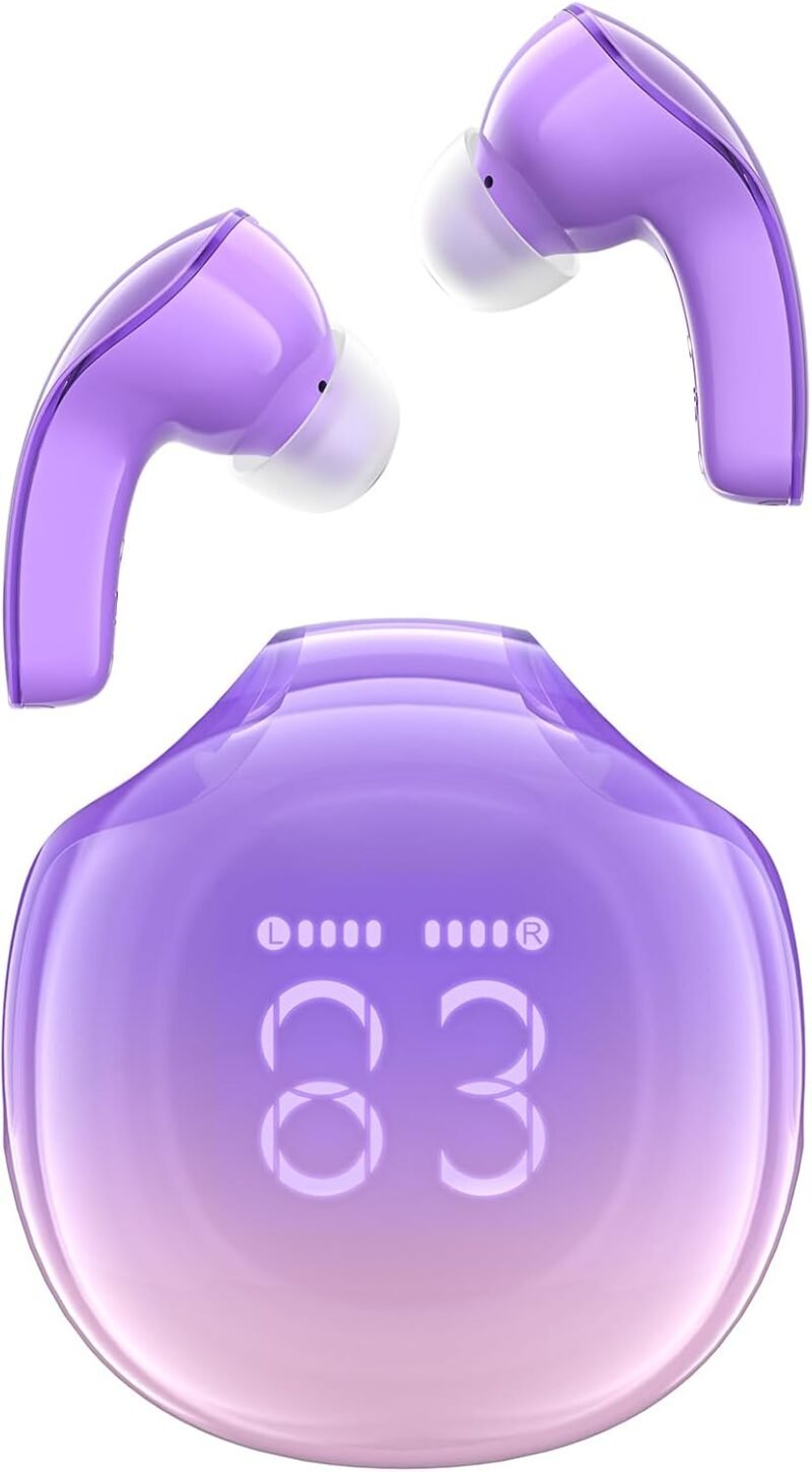 Безжични слушалки ACEFAST T9 True Wireless In-Ear Headphones Grape Purple