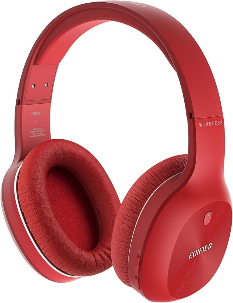 Безжични слушалки Edifier W800BT Plus Wireless Over-Ear Headphones Red