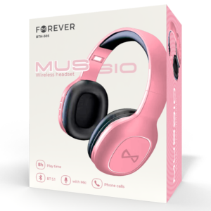 Безжични слушалки Forever BTH-505 Bluetooth Pink