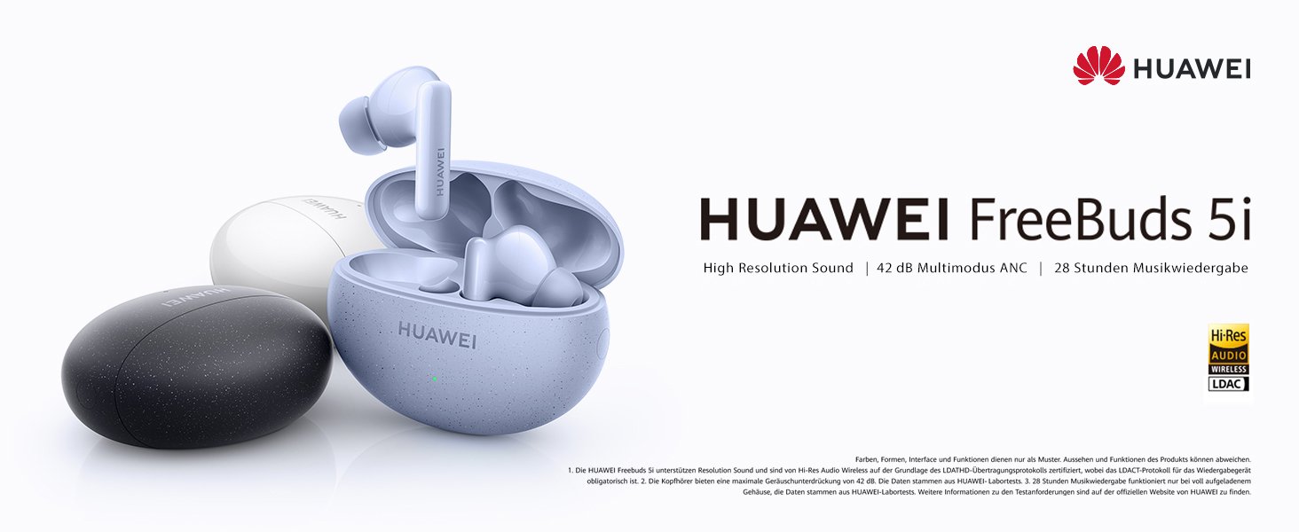 Безжични слушалки HUAWEI FreeBuds 5i True Wireless Headphones