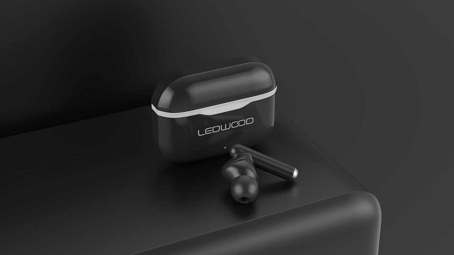 Безжични слушалки Ledwood Capella Wireless Stereo Bluetooth 5.2 In-Ear Headphones Super Bass Черни