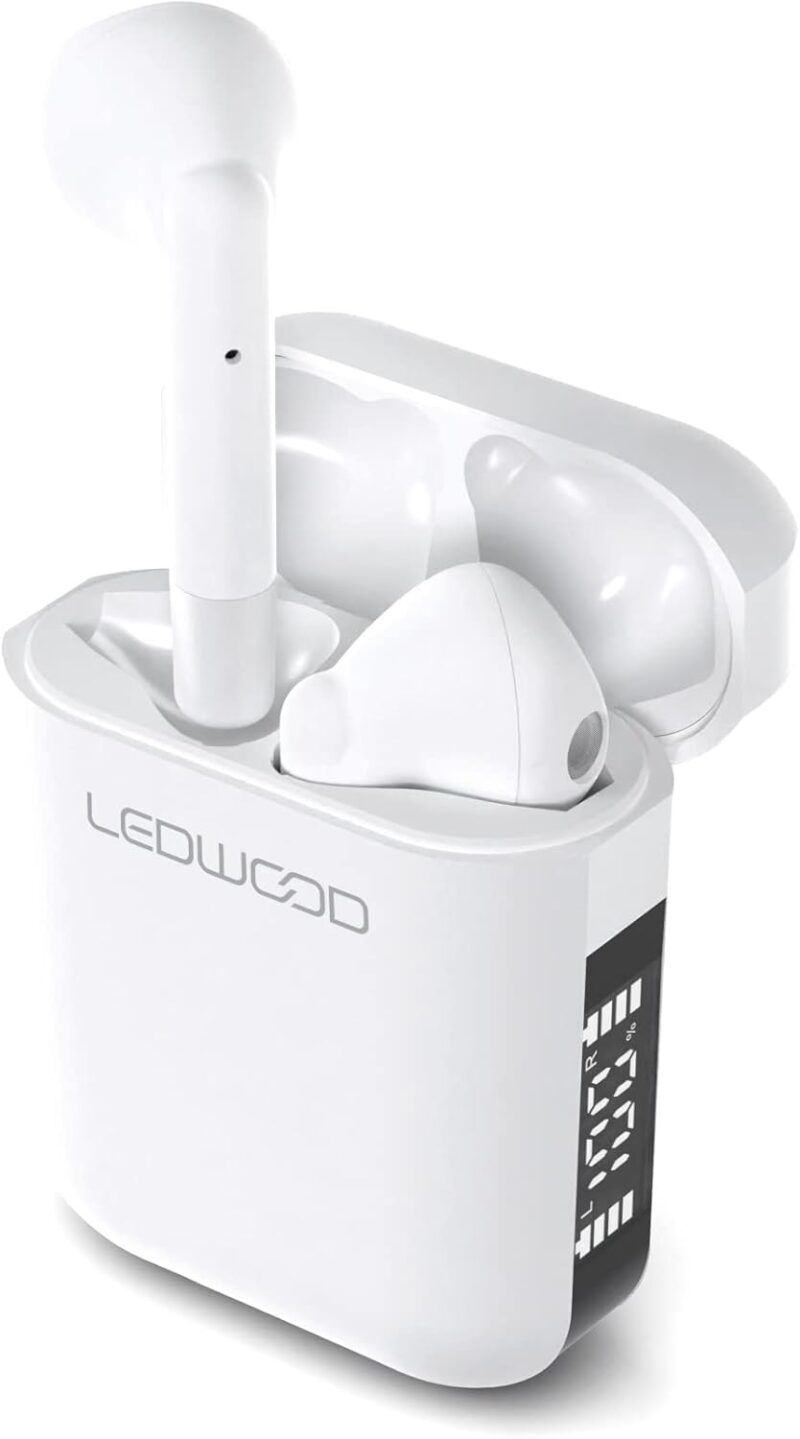 Безжични слушалки Ledwood Earphone -TWS - Apollo S Бели