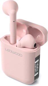 Безжични слушалки Ledwood Earphone -TWS – Apollo S Розови