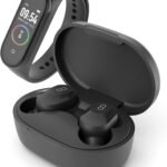 Безжични слушалки Ledwood Kepler Wireless Headphones + Activity Tracker Черни