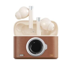 Безжични слушалки ONIKUMA T18 True Wireless Earphones Retro Кафяви