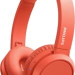 Безжични слушалки Philips TAH4205RD Wireless Headphones Red