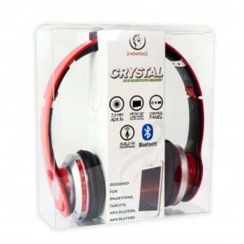 Безжични слушалки Rebeltec CRYSTAL RED Bluetooth Headset