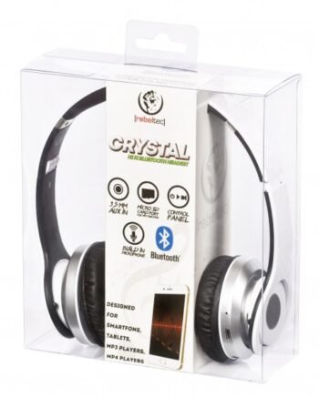 Безжични слушалки Rebeltec CRYSTAL WHITE Bluetooth Headset