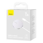 Безжично зарядно Baseus Simple Mini3 MagSafe 15W Бяло