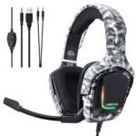 Геймърски слушалки ONIKUMA K20 Wired Gaming Headsets Camou-White