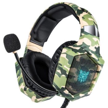 Геймърски слушалки ONIKUMA K8 Wired Stereo Gaming Headphones Camou-Green