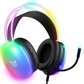 Геймърски слушалки ONIKUMA X25 RGB Gaming Headset Черни