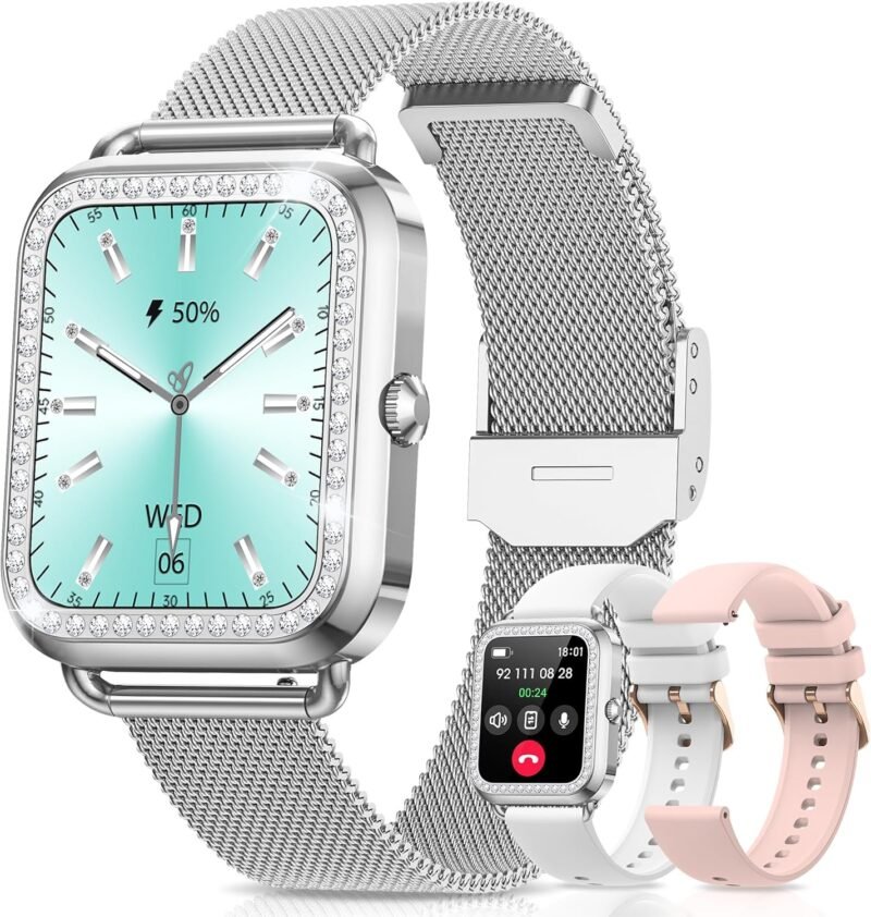 Дамски смарт часовник DEKELIFE Smart Watch 1,57 Phone Function Silver