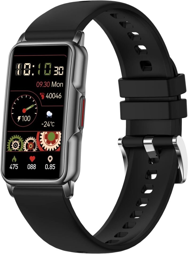 Дамски смарт часовник ECOSOON Women's Smart Watch 1.47 inch IP68 Black