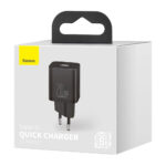 Зарядно за 220V Baseus Super Si 1C Fast Charger USB Type C 20W Черно