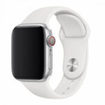 Каишка за смарт часовник Deluxe Series Sport Apple Watch 42-44mm White