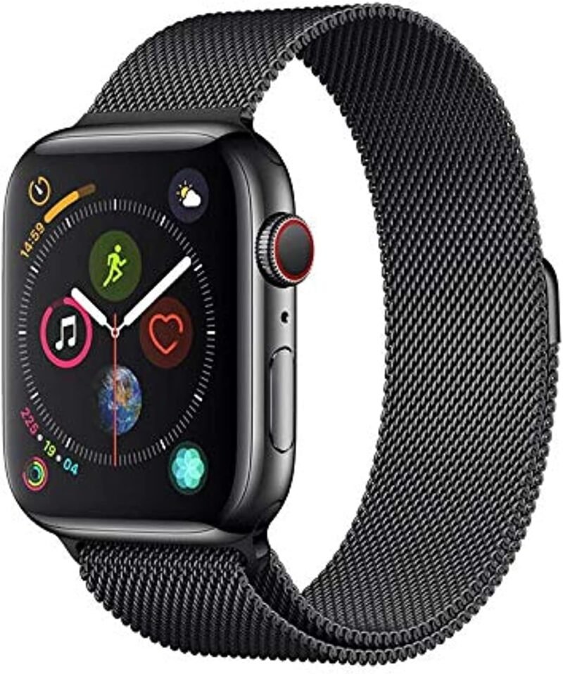 Каишка за смарт часовник Devia Elegant Series Milanese Loop Apple Watch 42-44mm Space Black