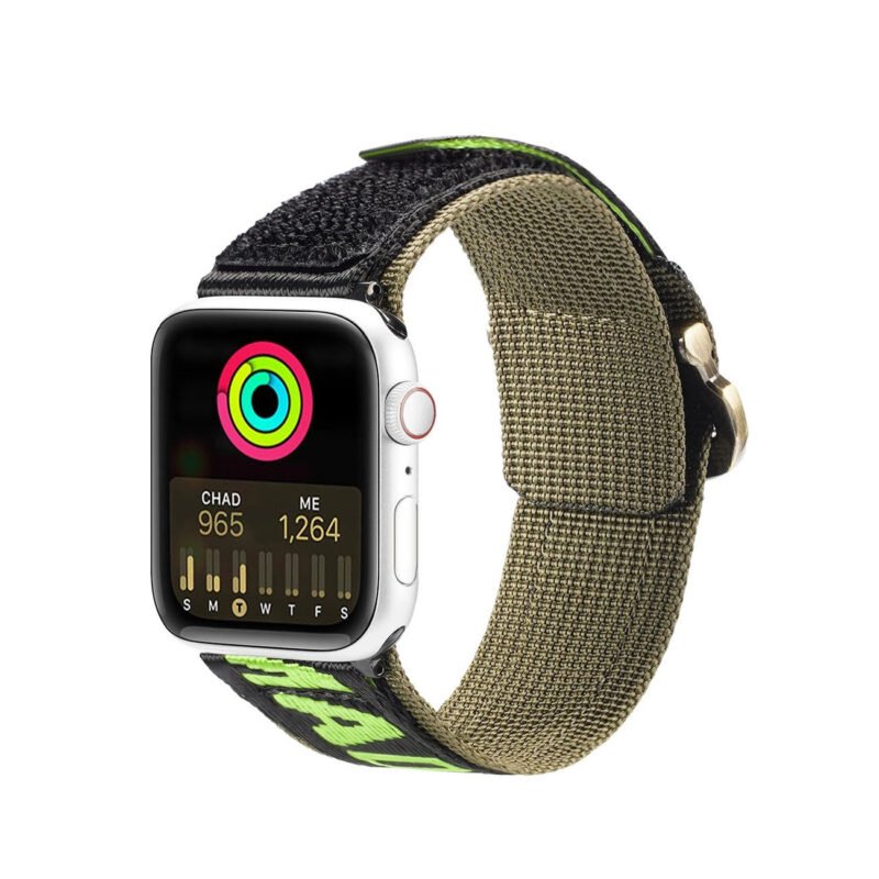 Каишка за смарт часовник Dux Ducis Apple Watch Ultra SE 1-9 Black & Green