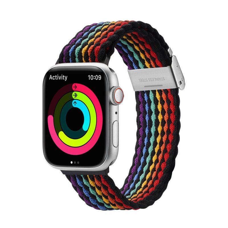 Каишка за смарт часовник Dux Ducis Magnetic Mixture II Version Apple Watch SE 1-9 Dark Stripes