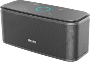 Преносима тонколона DOSS SoundBox Touch Wireless Portable Bluetooth Speaker Grey