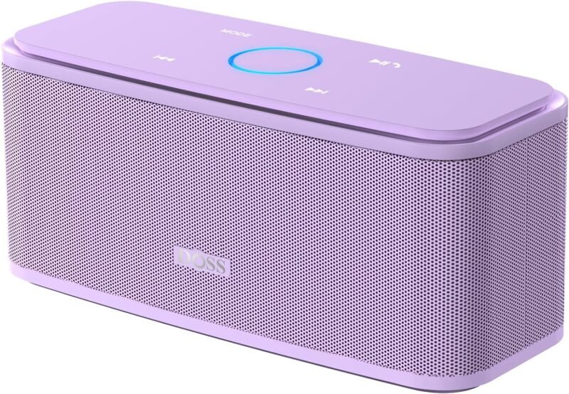 Преносима тонколона DOSS SoundBox Touch Wireless Portable Bluetooth Speaker Purple