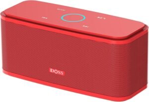 Преносима тонколона DOSS SoundBox Touch Wireless Portable Bluetooth Speaker Red