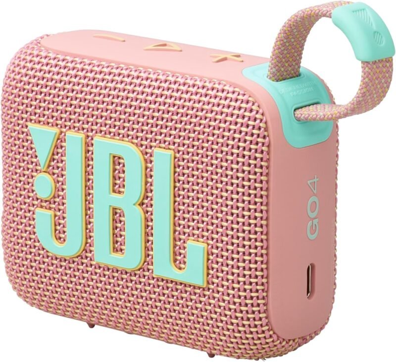 Преносима тонколона JBL GO4 Bluetooth Speaker Pink