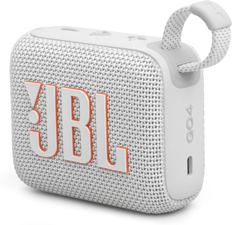 Преносима тонколона JBL GO4 Bluetooth Speaker White