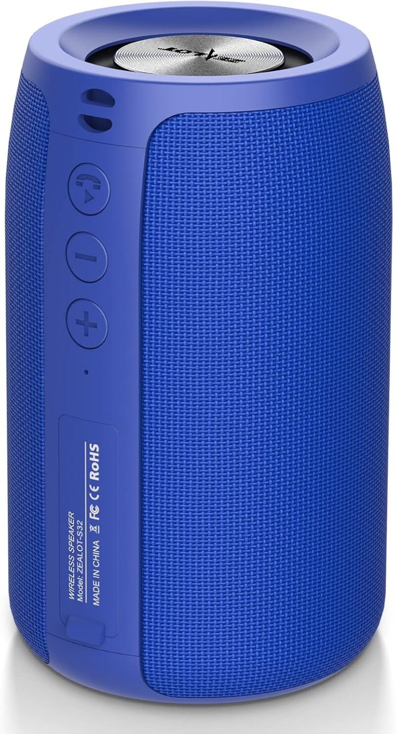 Преносима тонколона ZEALOT S32 Bluetooth Speaker IPX5 Blue