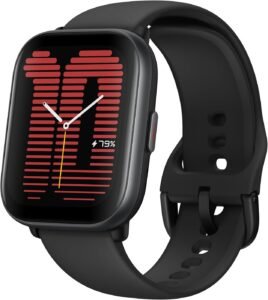 Смарт часовник Amazfit Active Smart Watch 1,75 AMOLED Phone Function Dual Band GPS Black