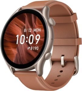 Смарт часовник Amazfit GTR 3 Pro Smart Watch, 1.45 inch AMOLED Display Brown