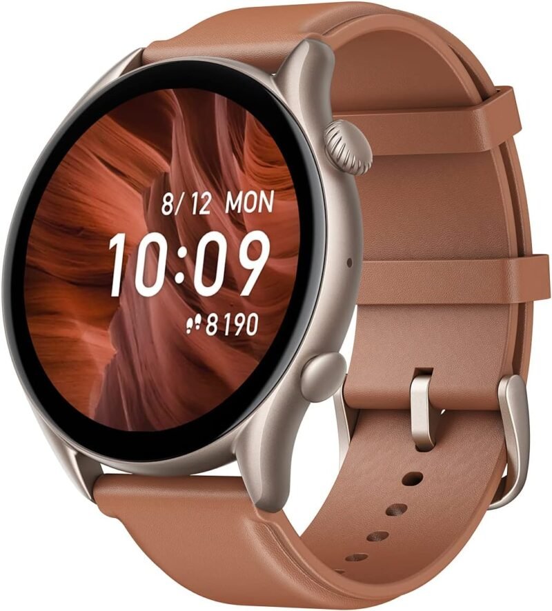 Смарт часовник Amazfit GTR 3 Pro Smart Watch, 1,45 inch AMOLED Display Brown