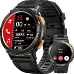 Смарт часовник KOSPET TANK M2 Men's Smart Watch 1.43 AMOLED Phone Function Black