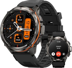 Смарт часовник KOSPET TANK T3 Ultra GPS Men’s Smart Watch 1.43 AMOLED Phone Function Black