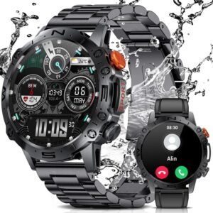 Смарт часовник LIGE ST19 Military Men’s Smart Watch 1,43 Amoled Phone Function Black