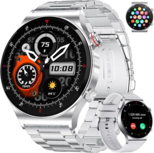 Смарт часовник LIGE SML2-F PRO Men’s Smart Watch 1,43 Amoled Phone Function Silver