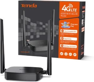 4G LTE Рутер Tenda 4G03 Pro 4G LTE Router N300 CAT4 150 Mbps 300 Mbps 2.4 GHz