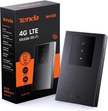 4G LTE Рутер Tenda MF3 Mobile AX300 Wi-Fi 6 Portable Hotspot 2100mAh Battery