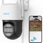 4G Камера за наблюдение Reolink TrackMix Wired LTE 3G-4G LTE 2K 4MP Outdoor Surveillance Camera