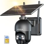 4G Камера за наблюдение Xega S204G 3G-4G LTE 2K Solar Outdoor Surveillance Camera