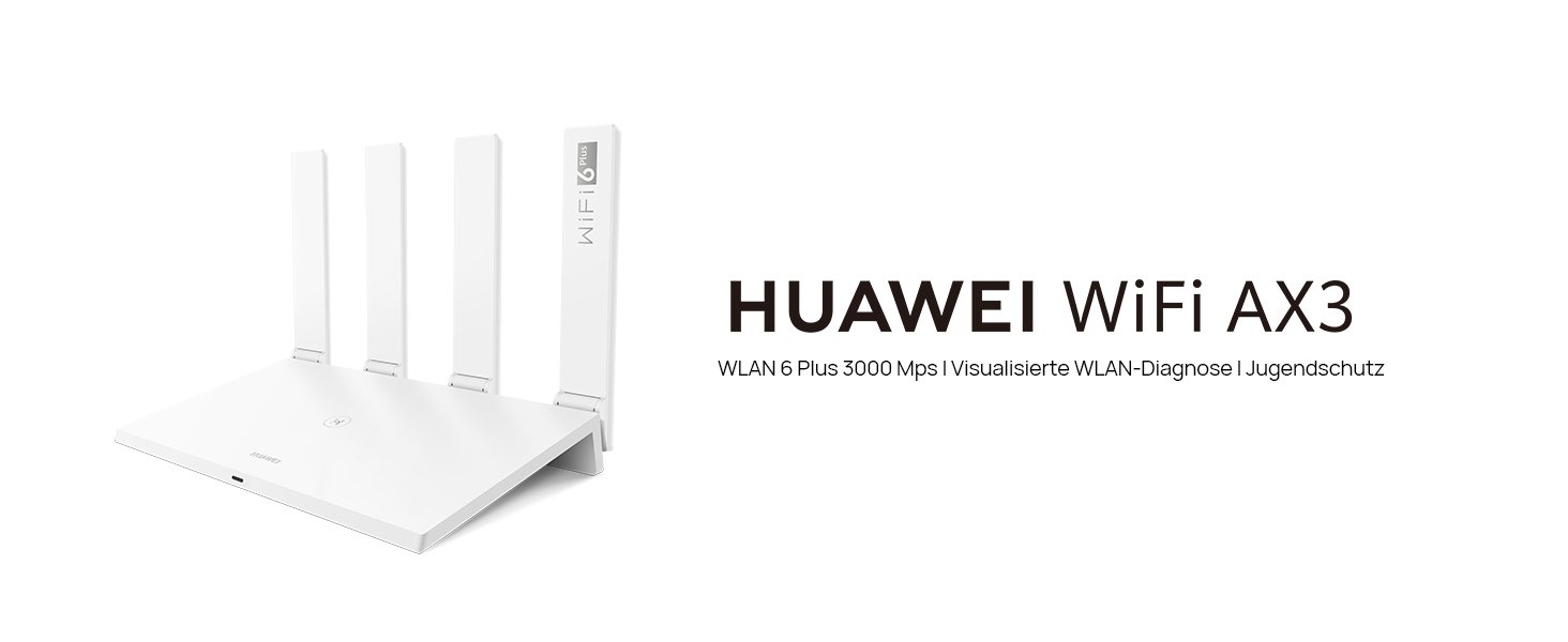 Безжичен рутер HUAWEI WLAN AX3 Wi-Fi 6 AX3000 Gigabit Dual-Band Wireless Router