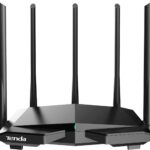 Безжичен рутер Tenda RX1 Pro Wi-Fi 6 WLAN Router AX1500 Dual Band 5GHz 2.4GHz 5 x 6dBi