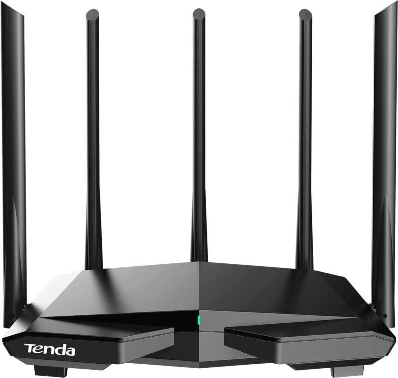 Безжичен рутер Tenda RX1 Pro Wi-Fi 6 WLAN Router AX1500 Dual Band 5GHz 2.4GHz 5 x 6dBi