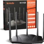 Безжичен рутер Tenda RX12 Pro Wi-Fi 6 WLAN Router AX3000 Dual Band 5GHz 2.4GHz