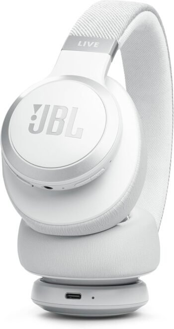 Безжични слушалки JBL Live 770NC Wireless On-Ear Bluetooth Headphones White