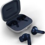 Безжични слушалки Motorola Moto Buds Dolby Atmos Earbuds True Wireless Headphones Starlight Blue