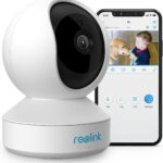 Вътрешна камера за наблюдение Reolink E1 3MP WiFi Indoor Security Camera 2.4GHz WiFi White